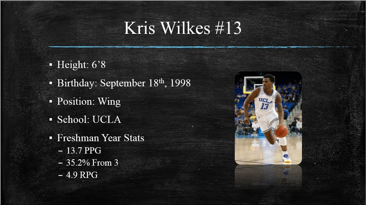 Kris Wilkes vs Arizona Draft Video!! (Offensive Highlights)