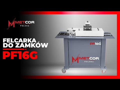 Фальцепрокатный станок METCOR PF 16G, видео 1
