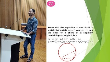 Equation of the circle