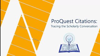 Tracing the Scholarly Conversation in ProQuest