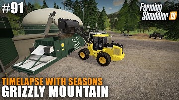 Grizzly Mountain Timelapse #91 Expanding Fields & Selling Silage, Farming Simulator 19 Seasons