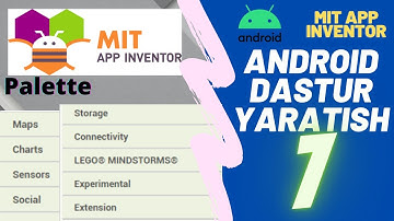 1 video MIT app inventor maps charts sensors social storage conectivity lego experimental extension