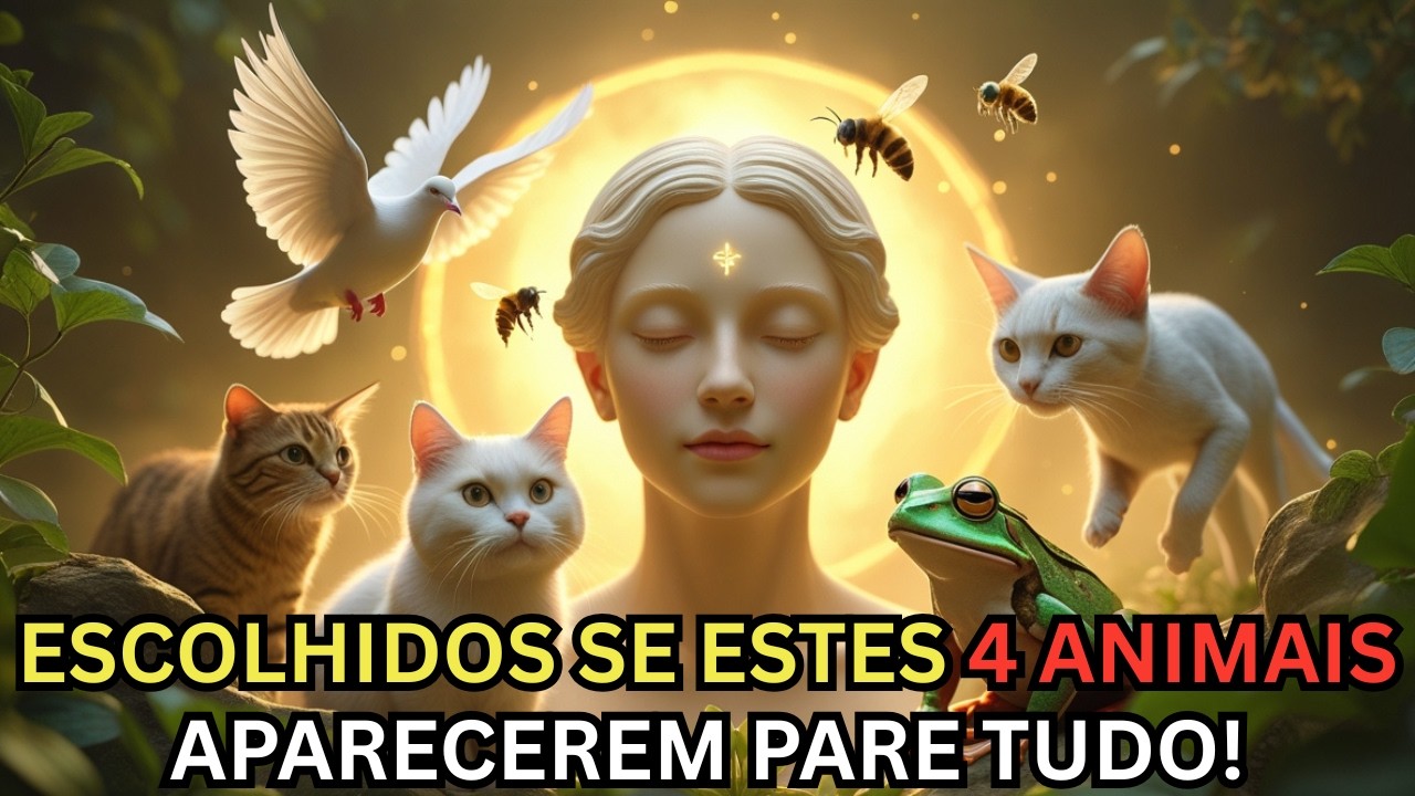 ESCOLHIDOS, SE ESTES 4 ANIMAIS APARECEREM PARE TUDO — HÁ UM SIGNIFICADO ESPIRITUAL VAI TE ARREPIAR!