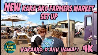 New Kakaako Farmers Market Set Up 4K60 April 29, 2023 Oahu Hawaii