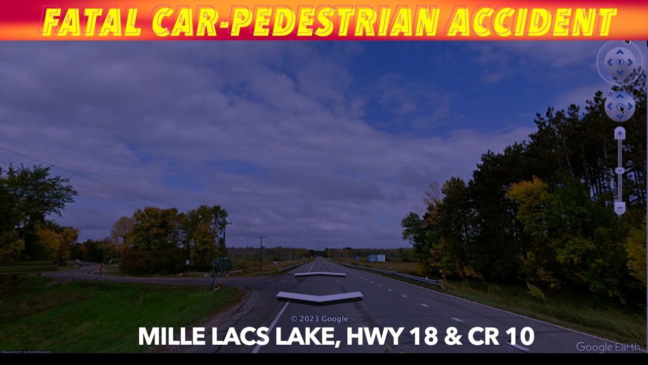 Fatal CarPedestrian Accident By Mille Lacs, Minnesota YouTube