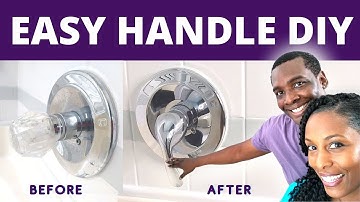 Easy Bathtub Faucet Handle Replacement for Beginners  | DIY Power Couple