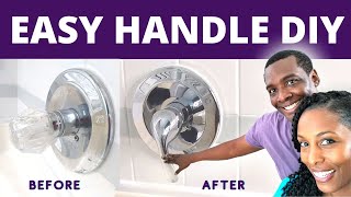 Easy Bathtub Faucet Handle Replacement for Beginners  | DIY Power Couple