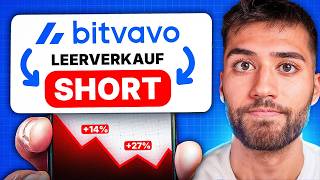 Bitvavo SHORT Anleitung (2026): Leerverkäufe einfach erklärt.