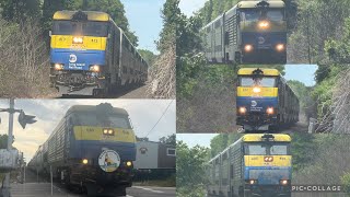 Friday Railfanning Summer Schedule LIRR Trains at the Mastic Railroad Crossing FT the Cannonball!