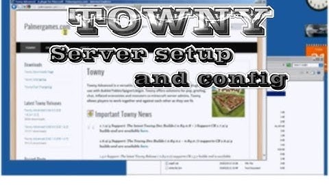 Towny - Server setup and config file walkthrough - bukkit tutorial