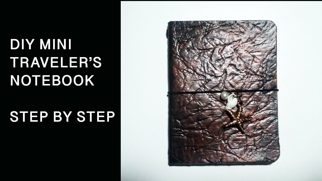 Step by Step Mini TN | DIY Mini Traveler's Notebook - YouTube