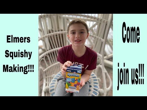 Making Elmers Squishies!!