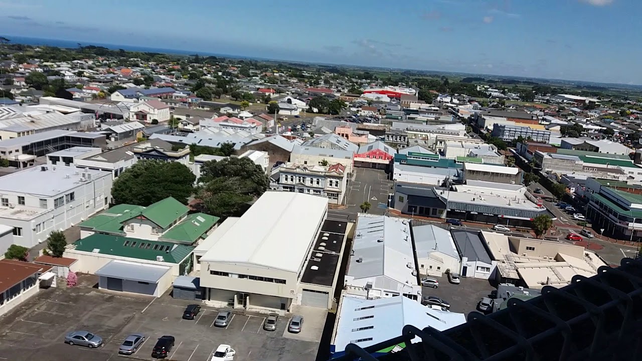 View from a watertower around town