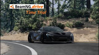 BeamNG McLaren P1 Time Trial West Coast USA