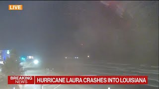 Hurricane Laura Makes Landfall With Catastrophic Surge