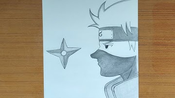 How to draw Kakashi  Hatake  step by step | Easy Anime Drawing  Tutorial