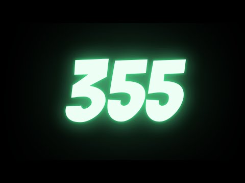 [05:55] 355 Seconds Countdown Timer with Beep Sound | 355s Alarm Timer Loud Noise When Ends Full HD