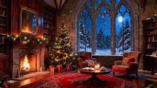 Famous Unwind with Warm Christmas Jazz Music & Crackling Fireplace 🎄 Cozy Christmas Coffee Shop Ambience Net Worth