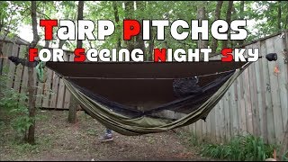 Tarp Pitches For Seeing Sky