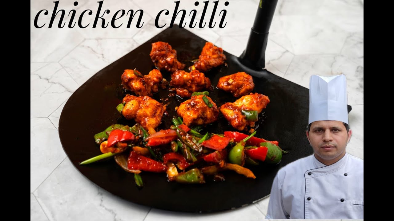 Chicken Chilli Recipe Restaurant style A la Carte Chilli Chicken | Spicy Chilli Chef Jabber Negi