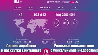 IPweb Сервис заработка и раскрутки в интернете! screenshot 4