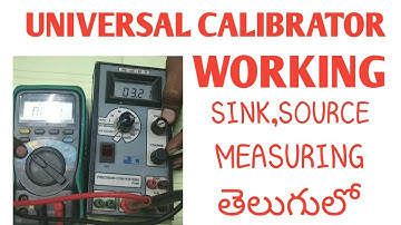 Working of a universal calibrator in telugu 2019 and it