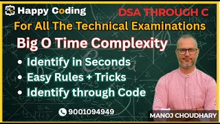 5. Big O Time Complexity | DSA Time Complexity | Big O का असली लॉजिक | Happy Coding