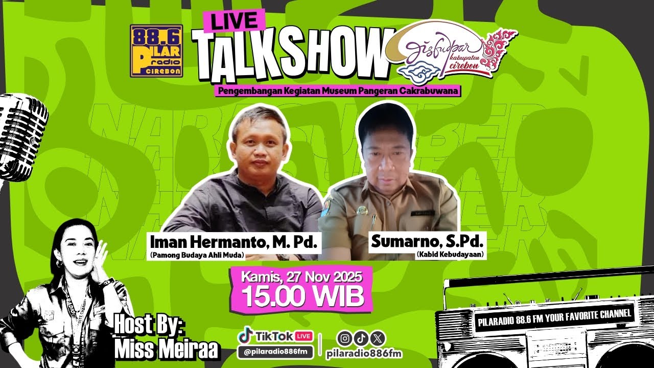 🔴 Live Streaming Talkshow bersama Disbudpar Kabupaten Cirebon | PILARadio Channel