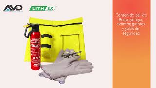 Kit De Contención De Incendios De Baterías De Litio Avd Fire Copersa