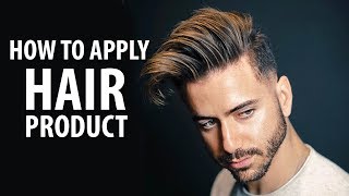 How to Apply Hair Product The RIGHT Way | Hair Tips For Men | Alex Costa