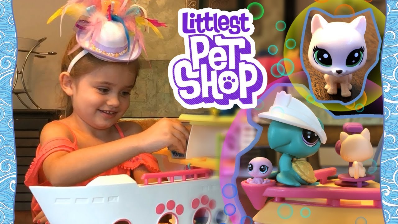 Bateau De Croisière Littlest Pet Shop - LPS Hasbro, Neuf Pour Enfants Dès 4 Ans