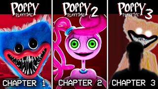 Poppy Playtime: Chapter 1 VS Chapter 2 VS Chapter 3 Official Trailer - Compilation Animation