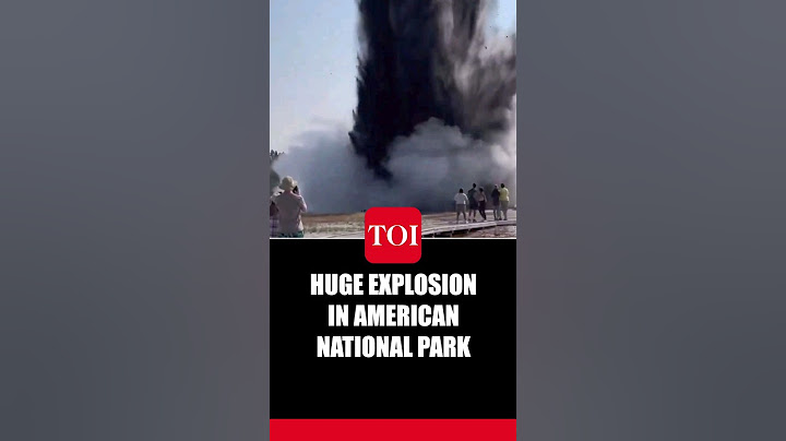 Big Blast At Biscuit Basin In U.S.' Yellowstone National Park Caught On Camera