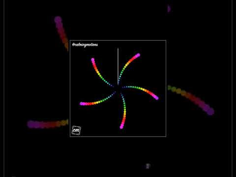 Hypnotic Pendulum Wave in RGB to BGR Reversed - YouTube