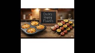 Baked Creamy Shrimp Wontons Topped with Smoked Sausage | Deck’s Happy Flavors #deckshappyflavors