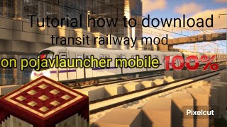 how to download transit railway mod on pojavlauncher (version 1.20.1) #minecraft screenshot 3