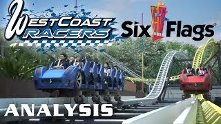 West Coast Racers Analysis Six Flags Magic Mountain 2019 Multi-Launch Coaster