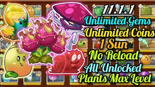 (11.1.1) How To Hack Plants VS Zombies 2! [Infinite Coins,Gems,Max Level,Unlocked,1 Sun,No Reload]