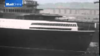 Queen Elizabeth launches the QE2 from...