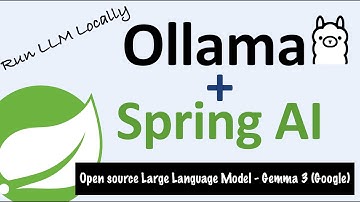#3 Spring AI - Voer Google Gemma3 lokaal uit met Ollama