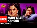 Lyrical main agar kahoon  om shanti om  shahrukh khandeepika padukone  sonu nigamshreya ghosal