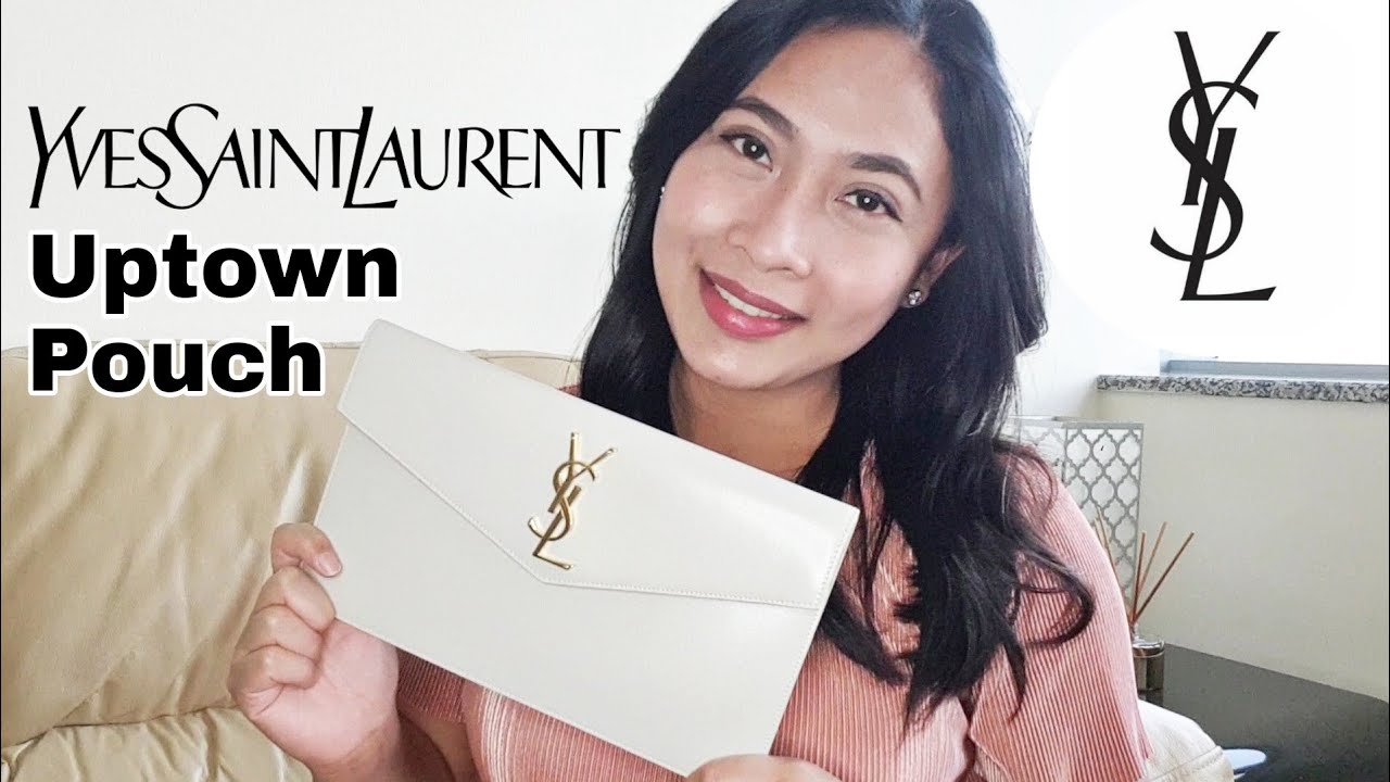 YSL Uptown Pouch Review  What's in my bag? 