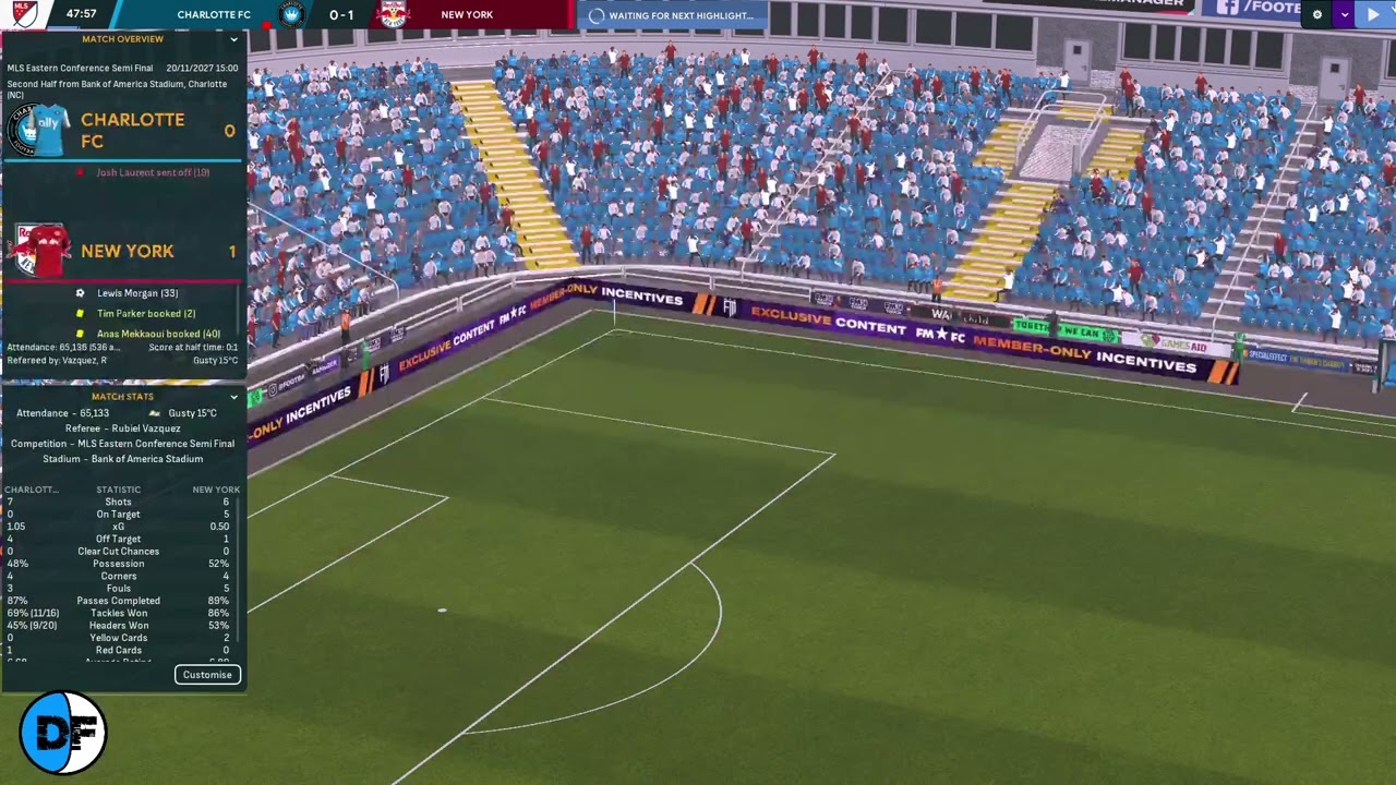 FM24 - Worst to First - Charlotte FC - S03P5 - Playoffs Semi Final time, oh F....
