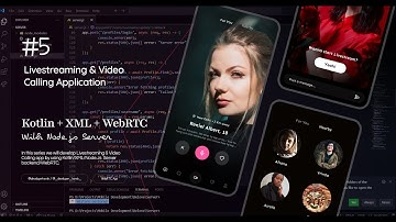 Develop Livestreaming and Video calling app| Part-5 | Android Studio | Kotlin | Node.Js | WebRTC