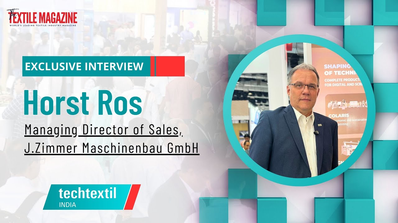 Эксклюзивное интервью с Хорстом Росом | Й. Циммер Машиненбау ГмбХ | Техтекстиль Индия 2025