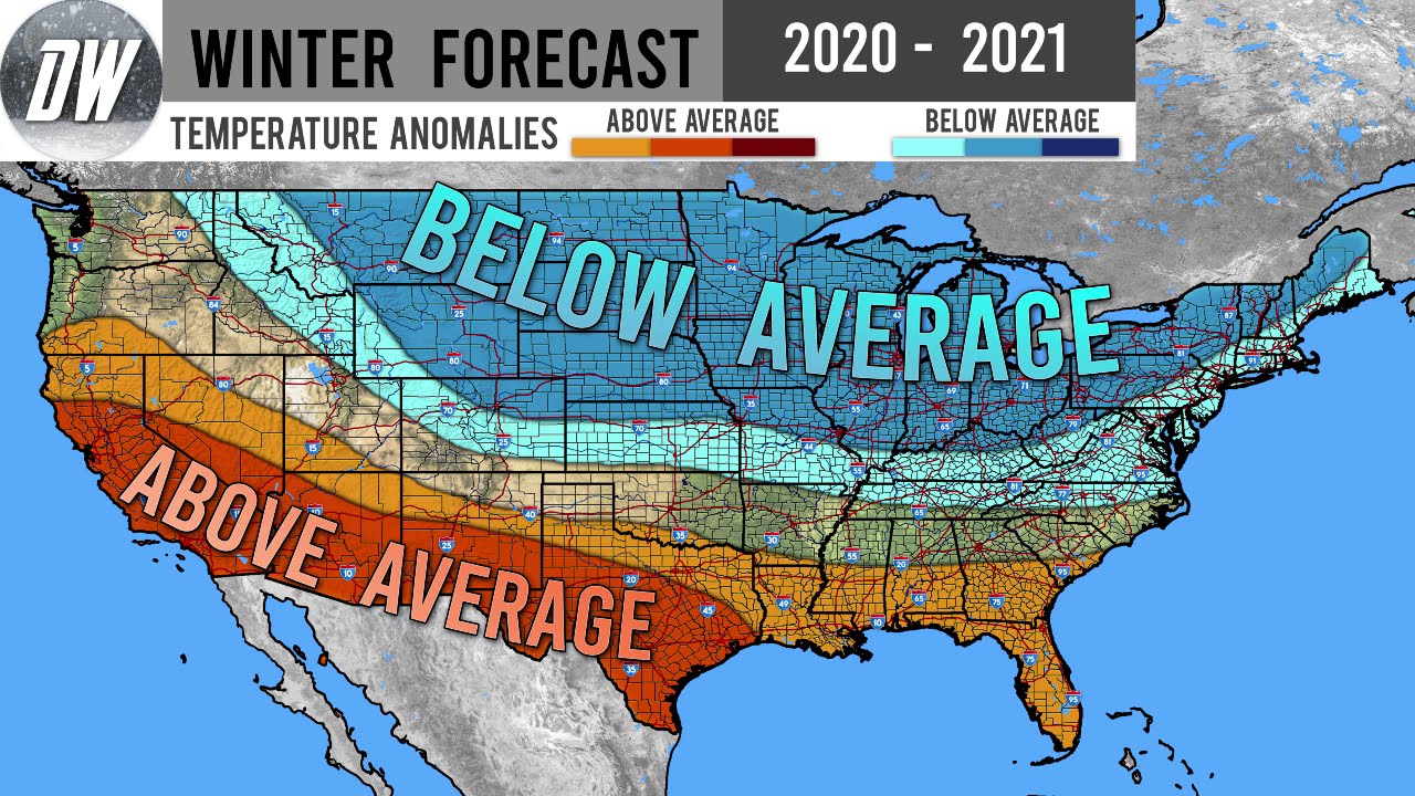 Winter Forecast 2020 - 2021 - YouTube