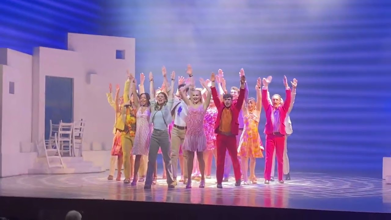 Mamma Mia bows 15/02/25 matinee (3pm) show || 2024/2025 west end cast