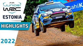 WRC Rally Highlights : WRC Rally Estonia 2022 : Junior WRC Saturday