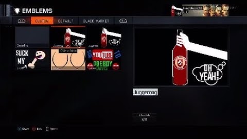 How to Make a Good Juggernog Emblem | Call of Duty Black Ops 3