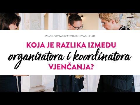 Video: Koja je razlika između organizovati i organizovati?